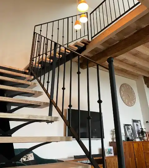 Escalier quart-tournant