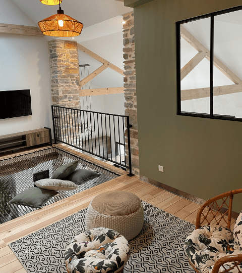 Escalier droit